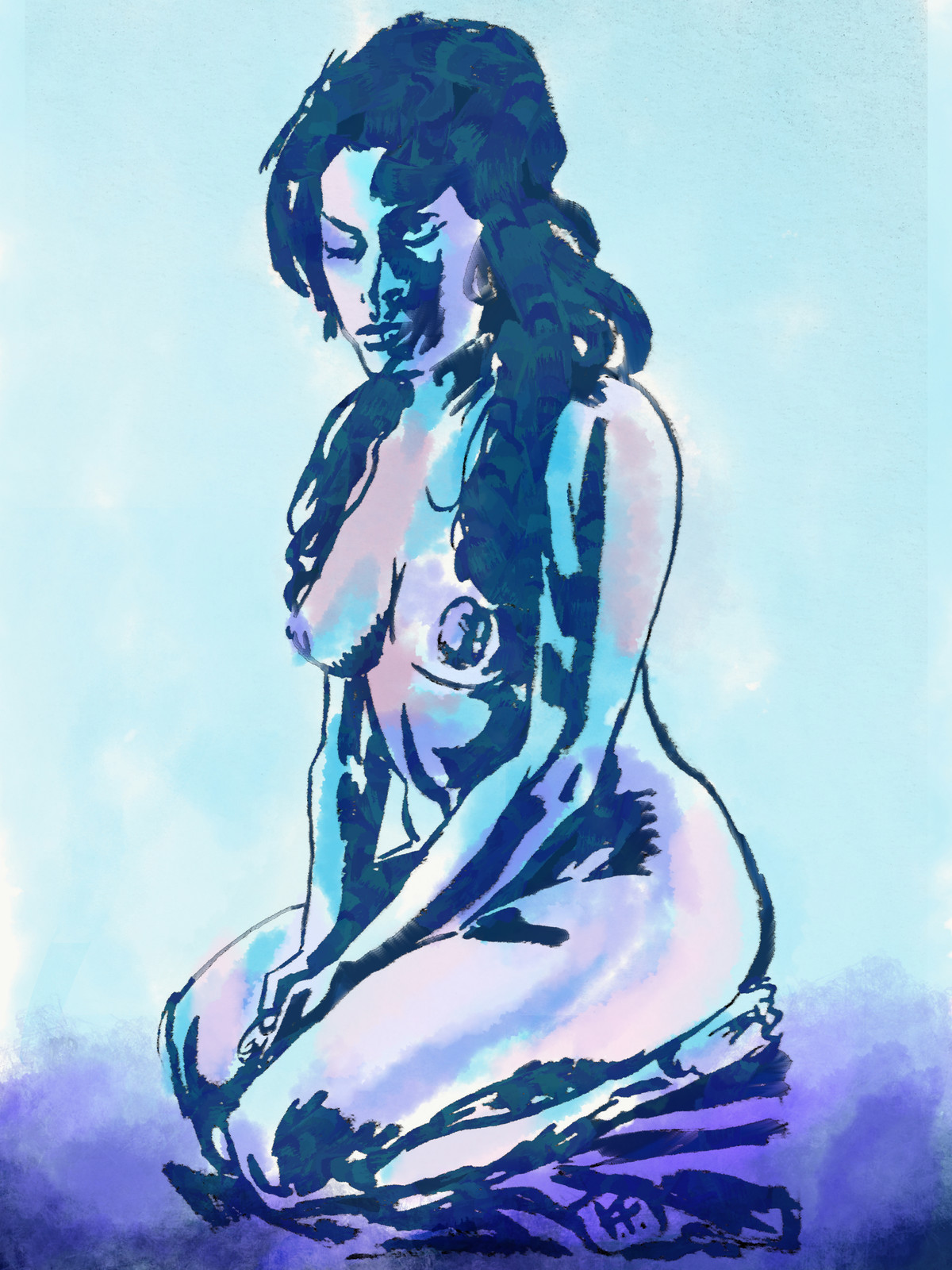 Indigo Blue Mistress