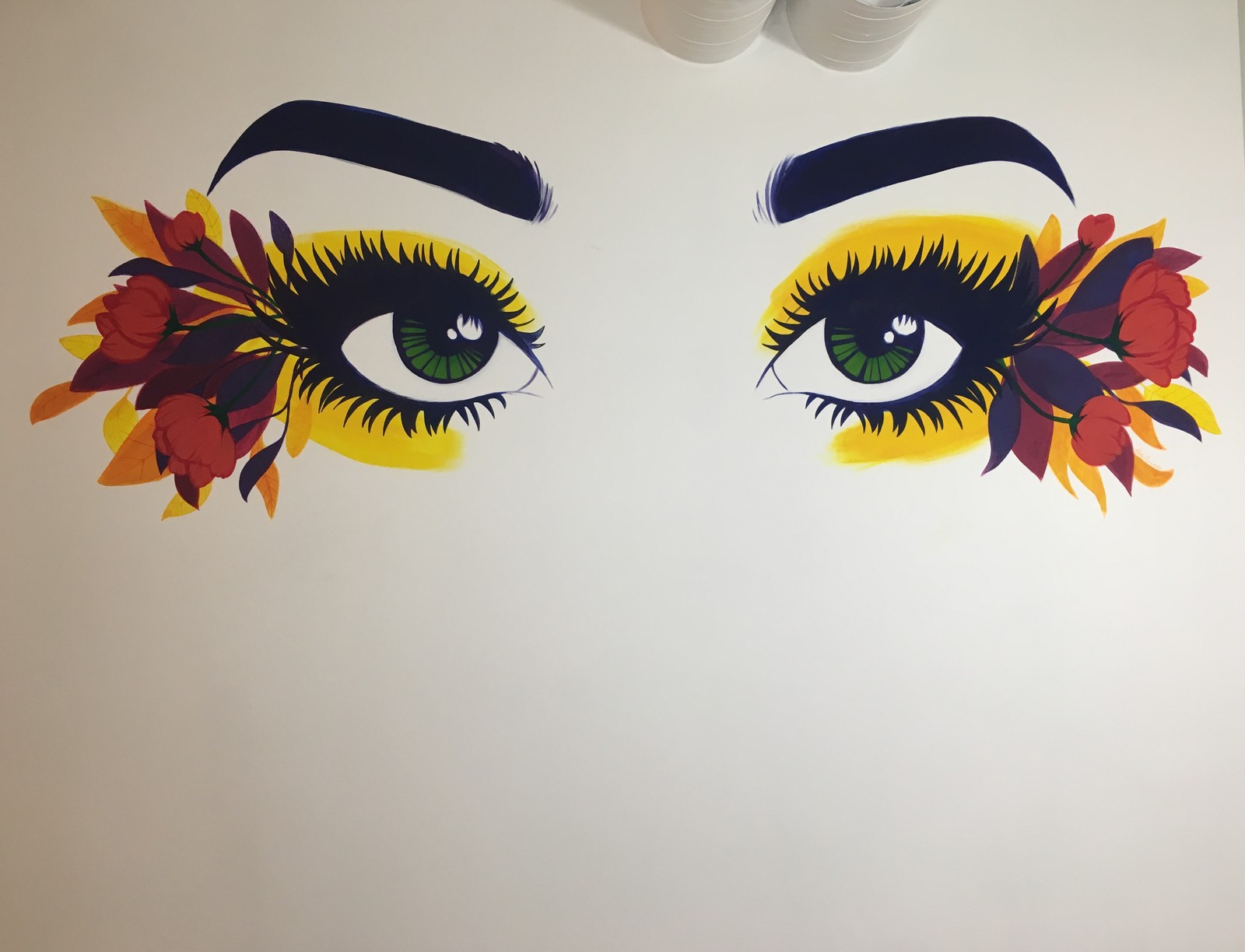 Final version! Stretches out 2-3 meters in width, filling the wall!