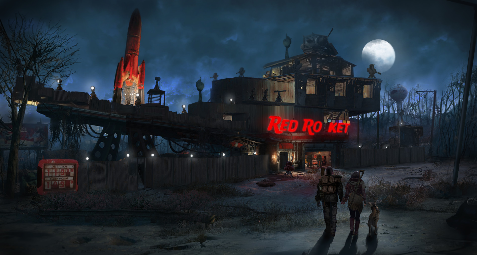 Artstation fallout 4 red rocket station
