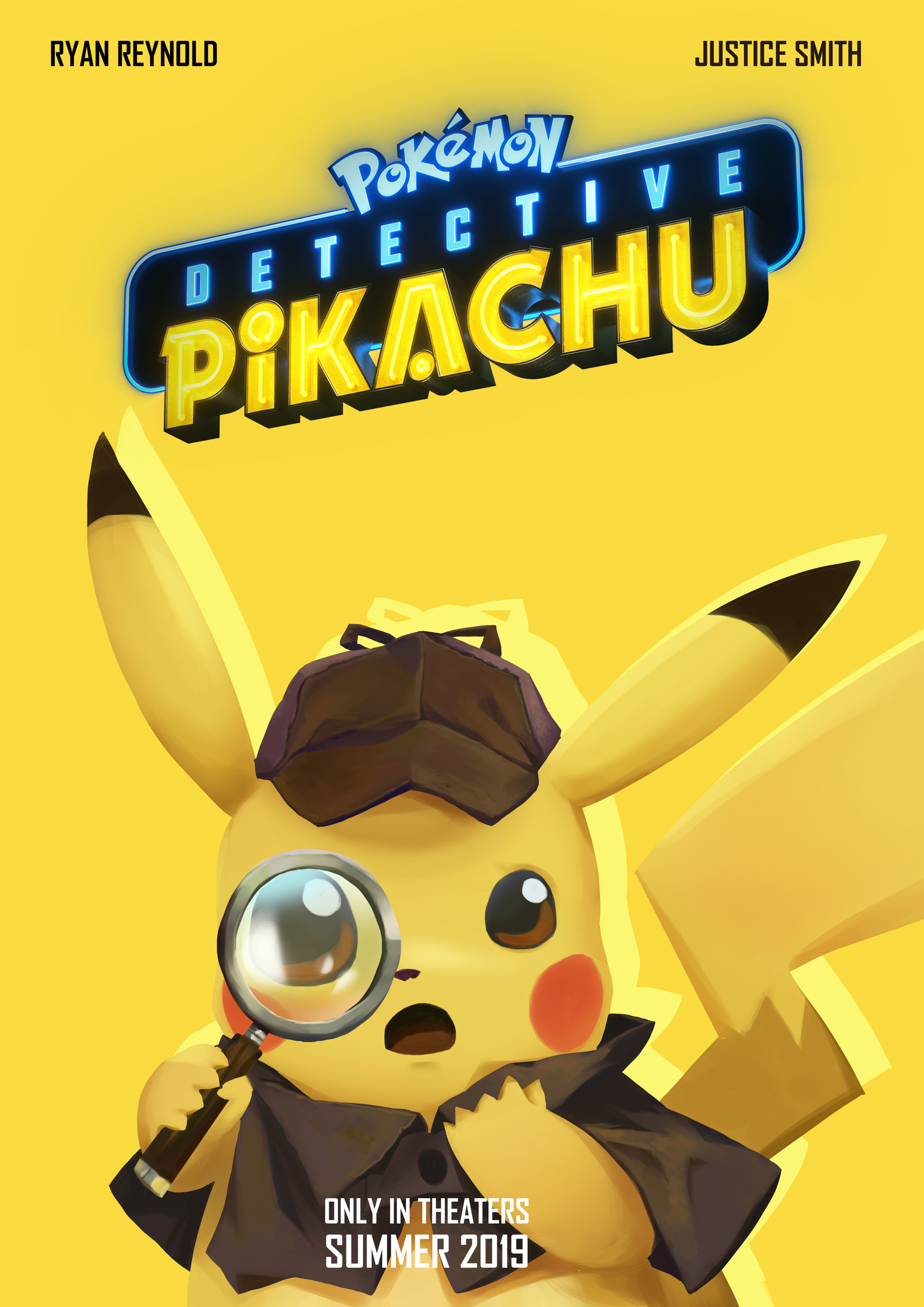 ArtStation  Pokemon : Detective Pikachu Fan Art Poster, liky ardianto