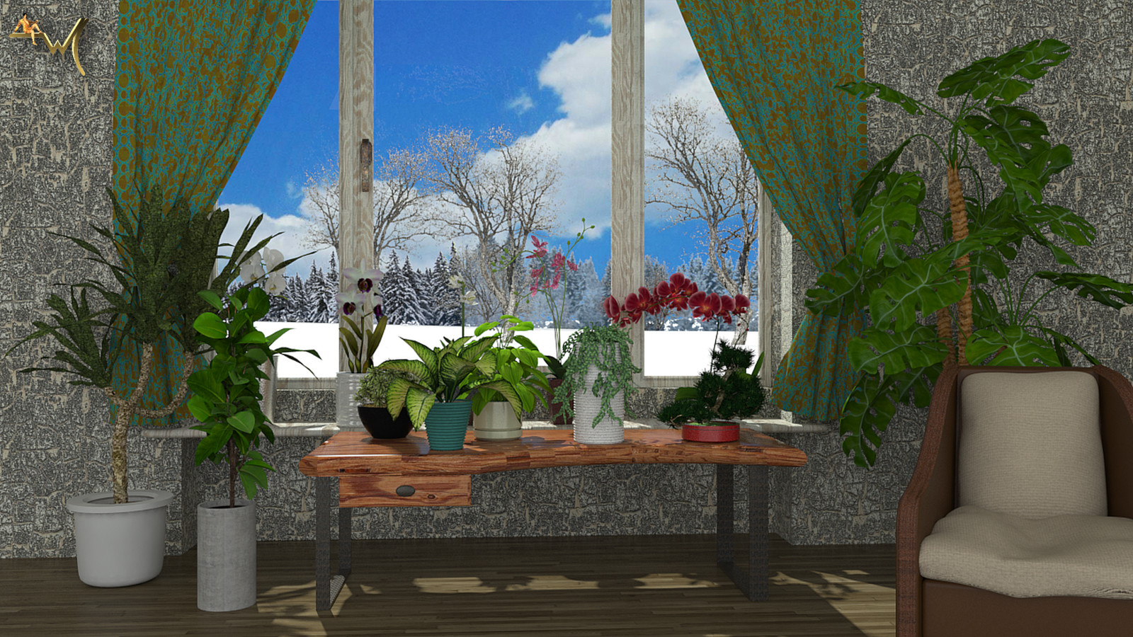 Artstation Jardin D Hiver Web Graphics