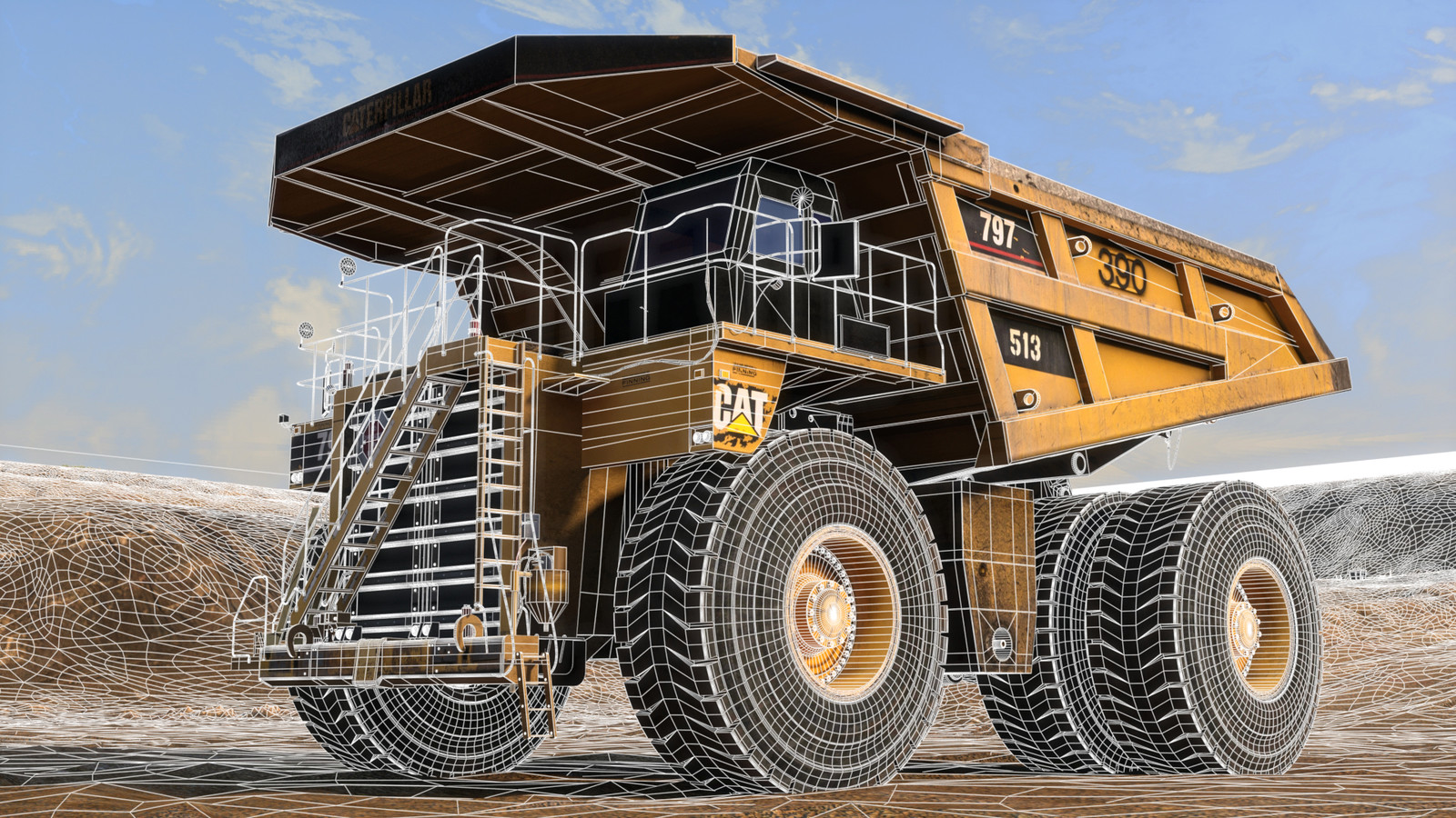 Самосвал Caterpillar 797f