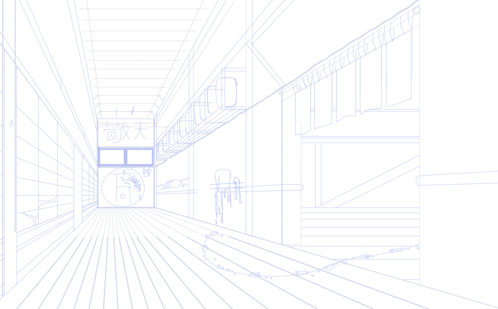 Esteban Pardo Ryokan Background Design