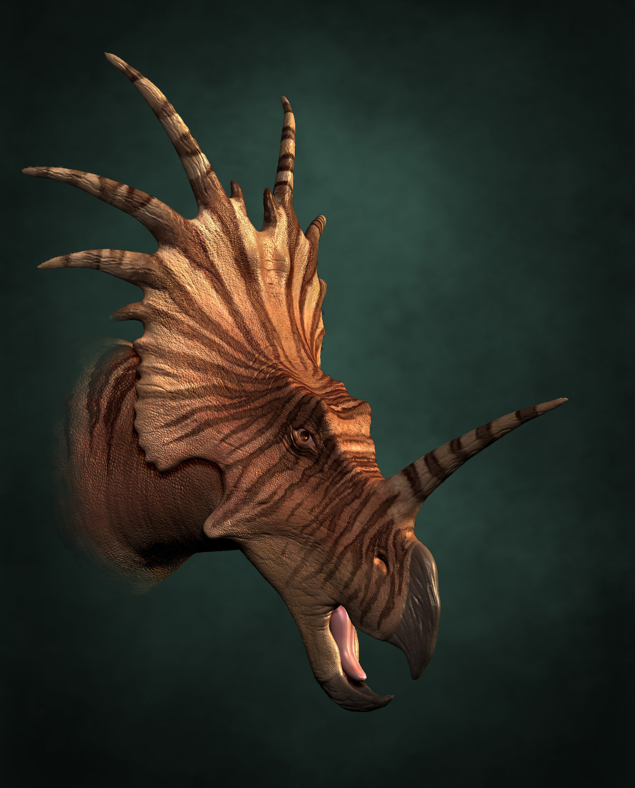 Decided to deviate from the prompts and go with one of my favs Styracosaurus. Ended up rushing this guy a bit but I am still satisfied with how this came out.