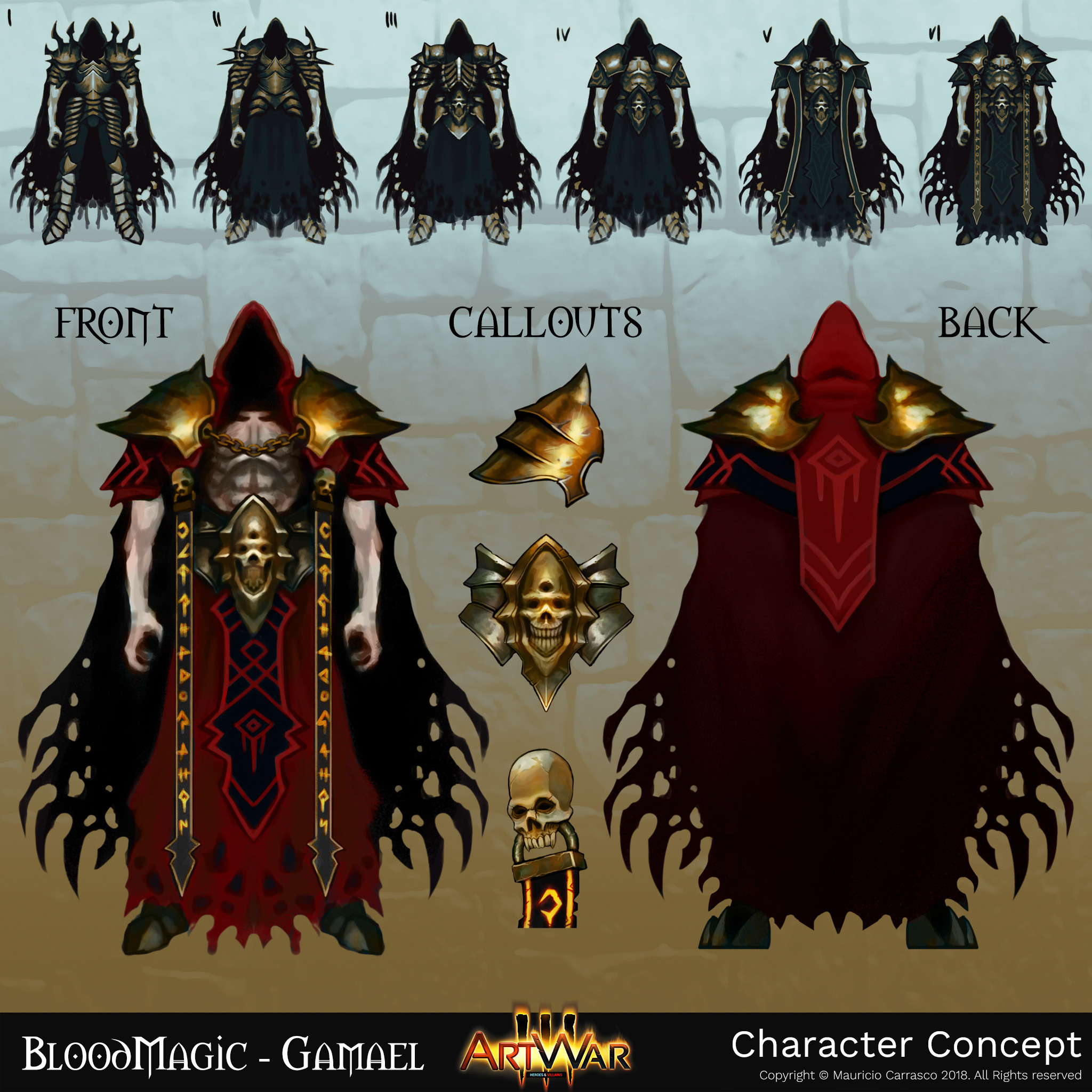 Character Concept Sheet - I chose number VI