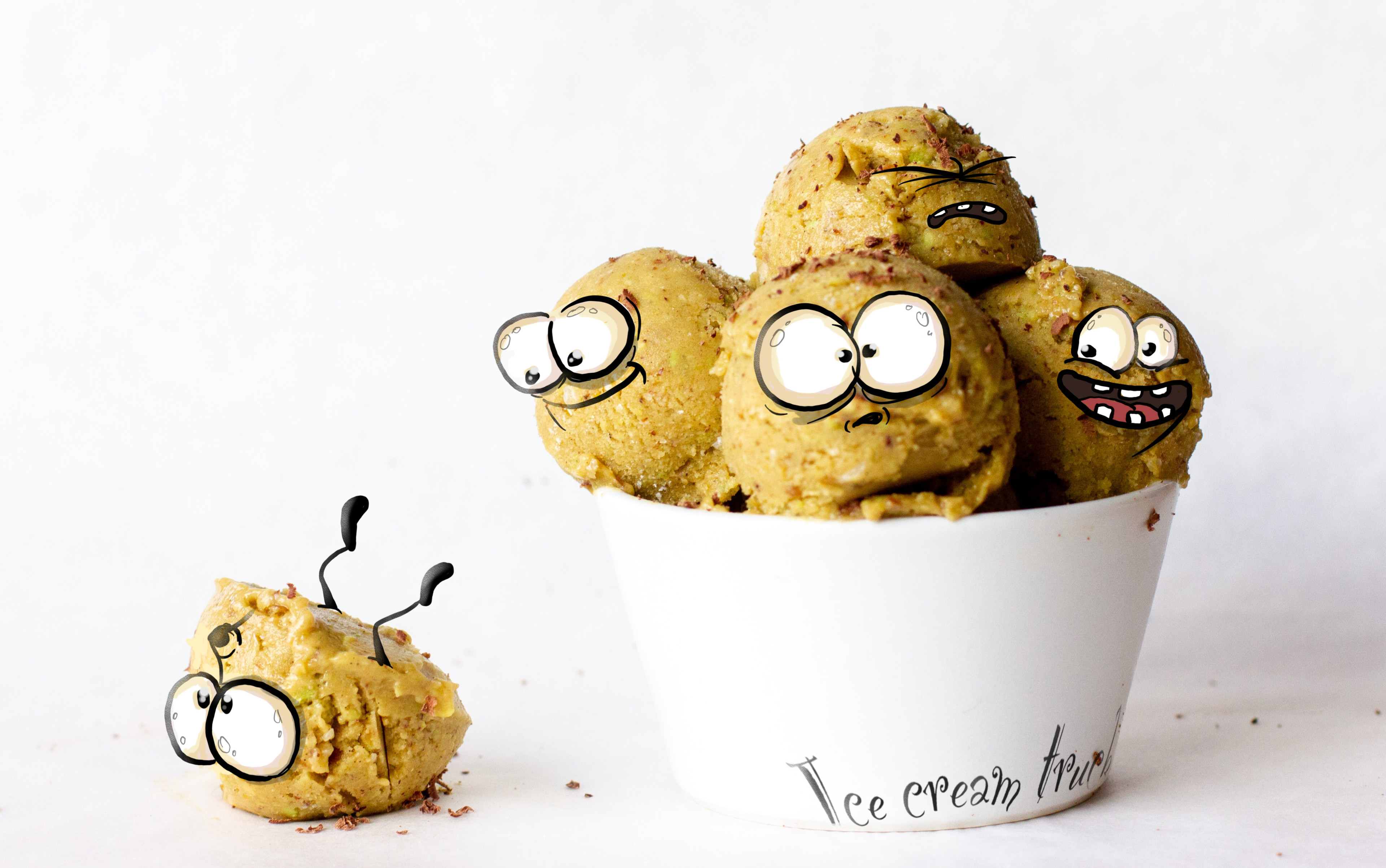 Ice cream creatures