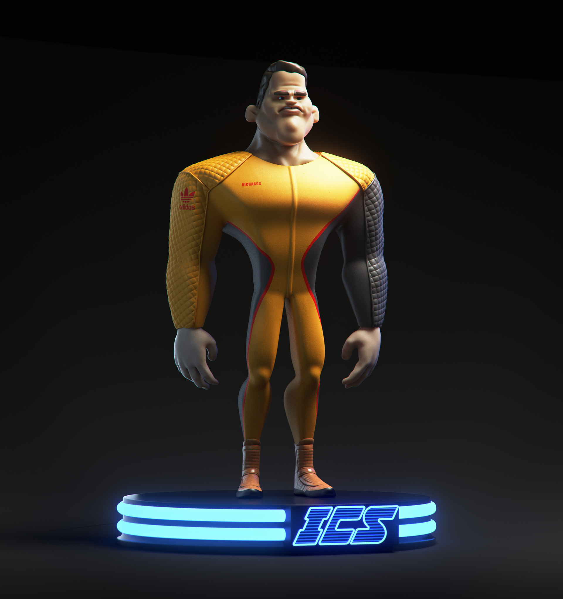 running man action figure