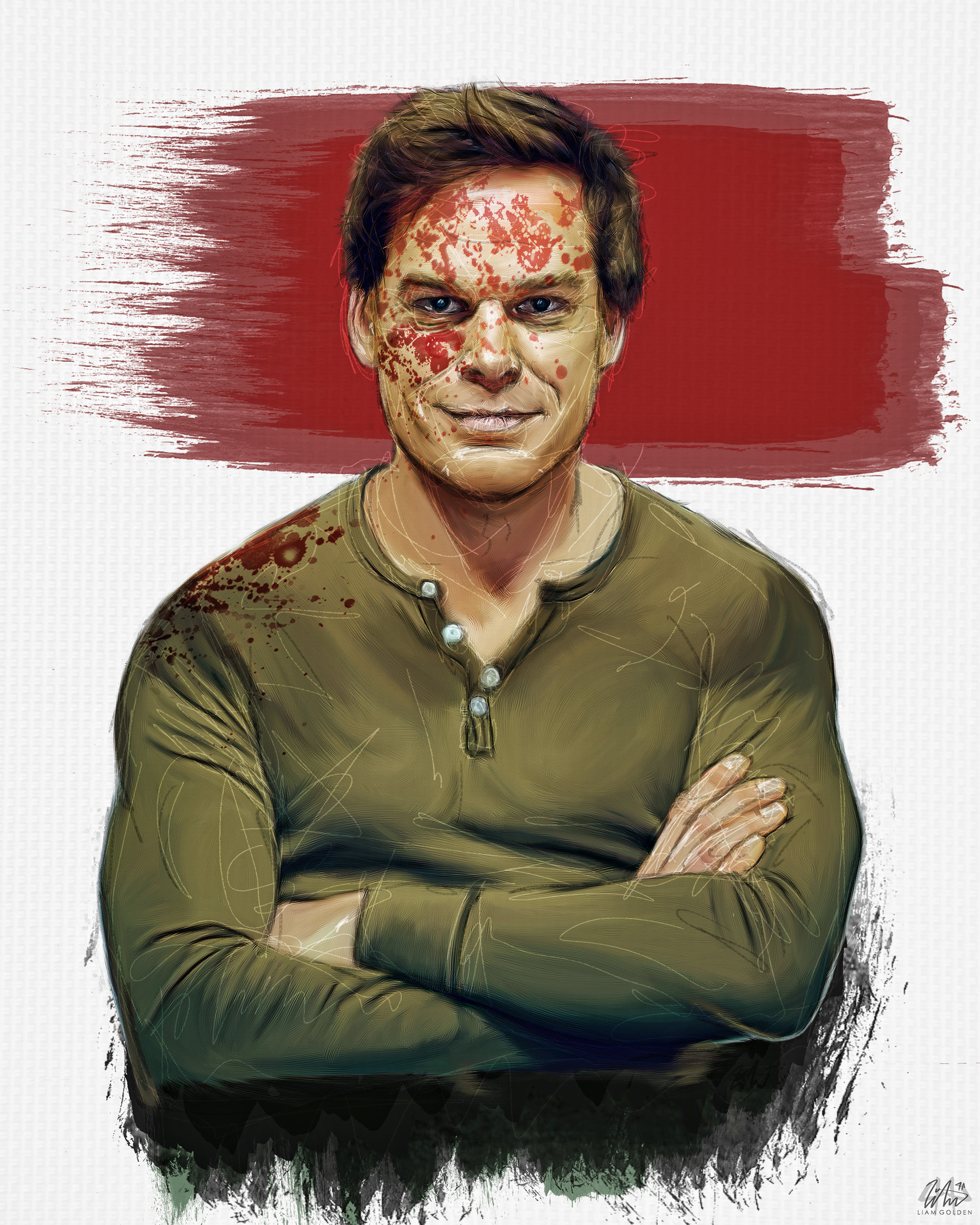 Artstation Dexter Morgan Liam Golden