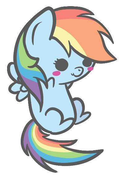 Artstation Chibi Filly Rainbow Dash Sandra PuckoriutÄ Filly rainbow dash and applejack dances to a cute kirby song. artstation chibi filly rainbow dash