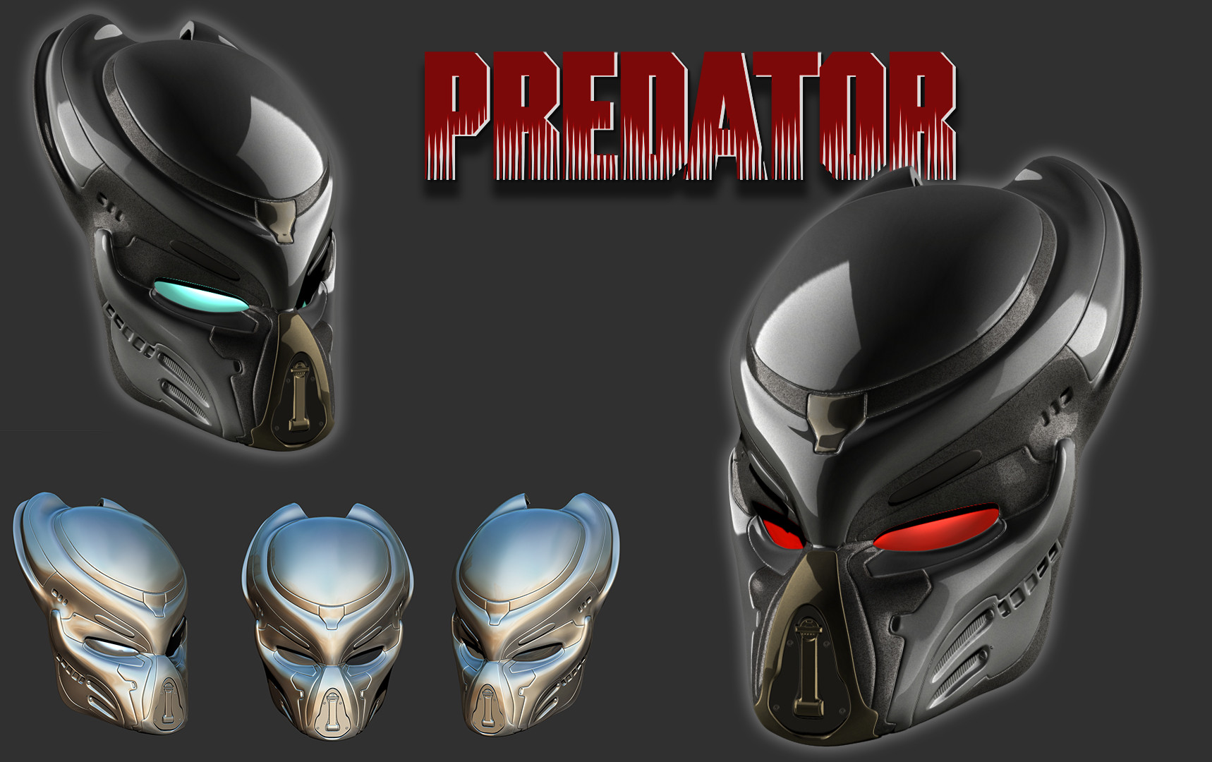 Artstation Fugitive Predator Biomask Marko Makaj