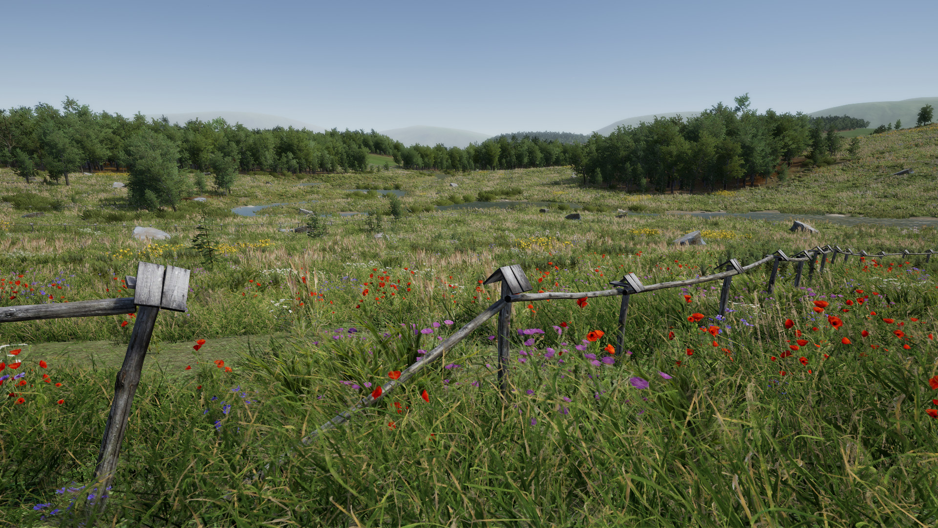 Artstation Meadow Environment Dynamic Nature Bartlomiej Galas