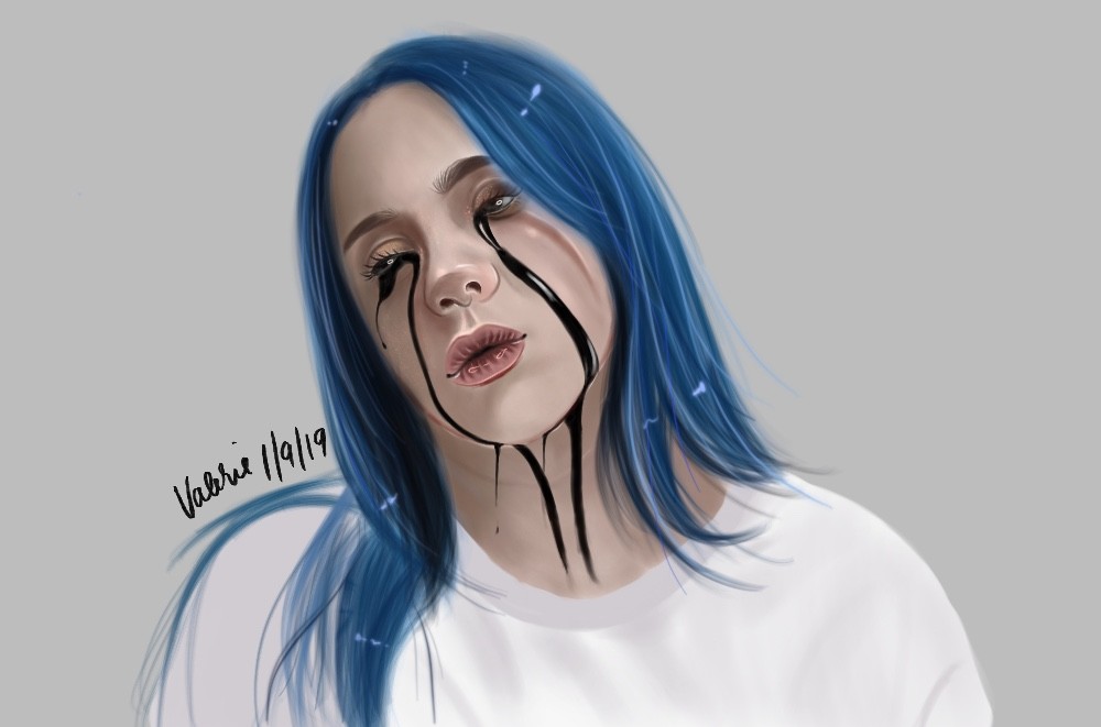 Billie eilish painting discount