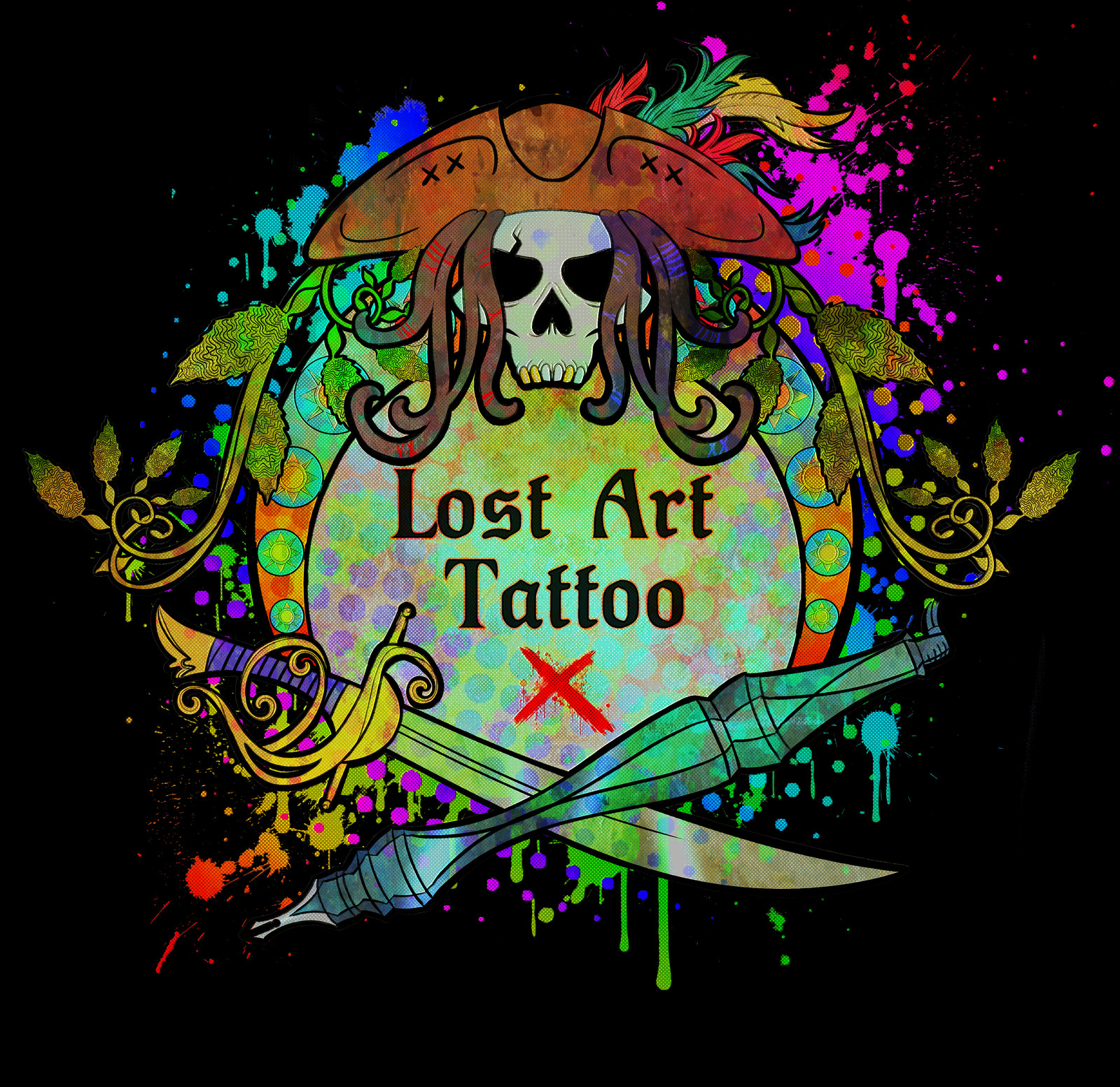 Artstation Lost Art Tattoo Graphic Logo Concept Sydney Van Emmerik