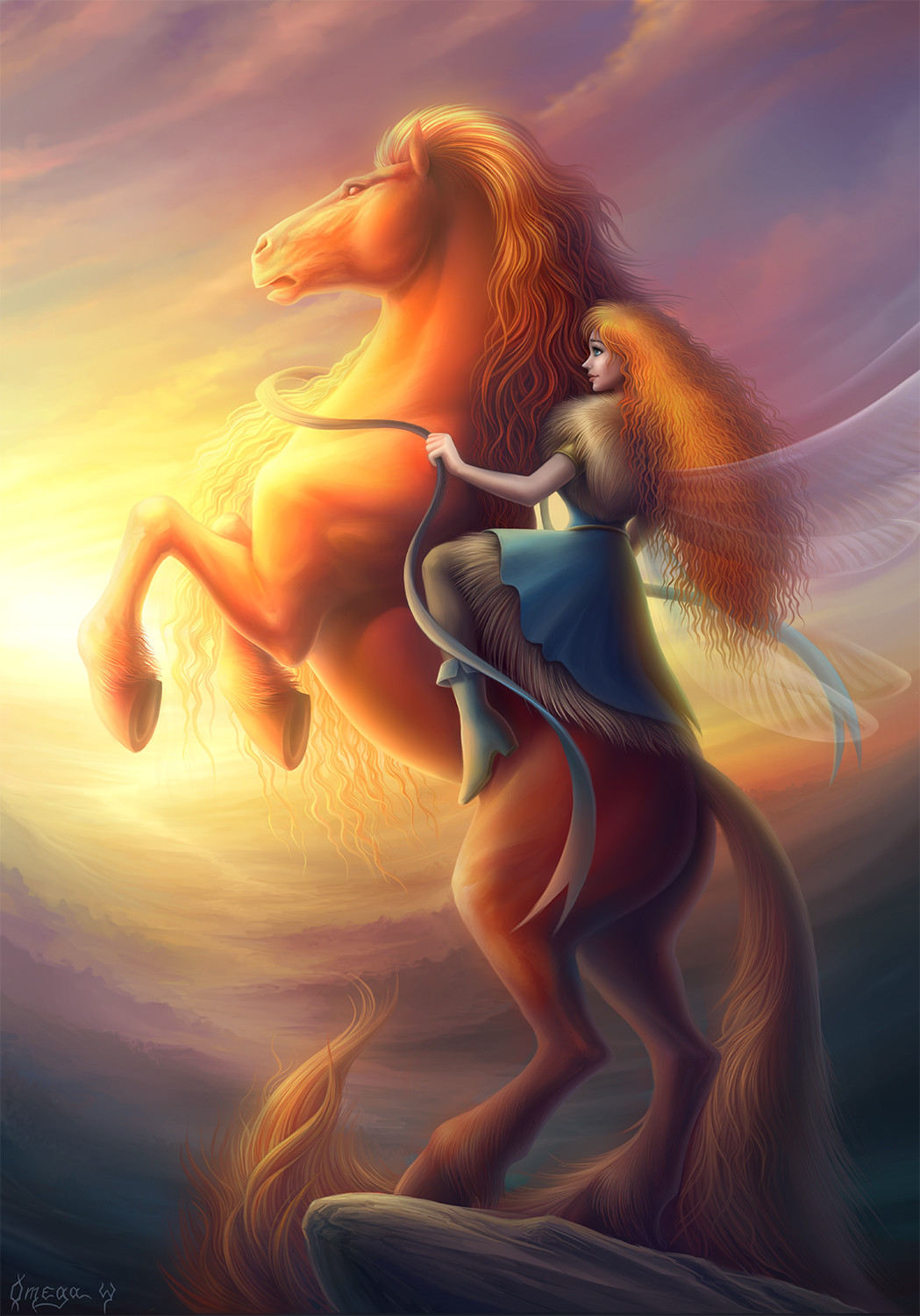 ArtStation - Riding with magic