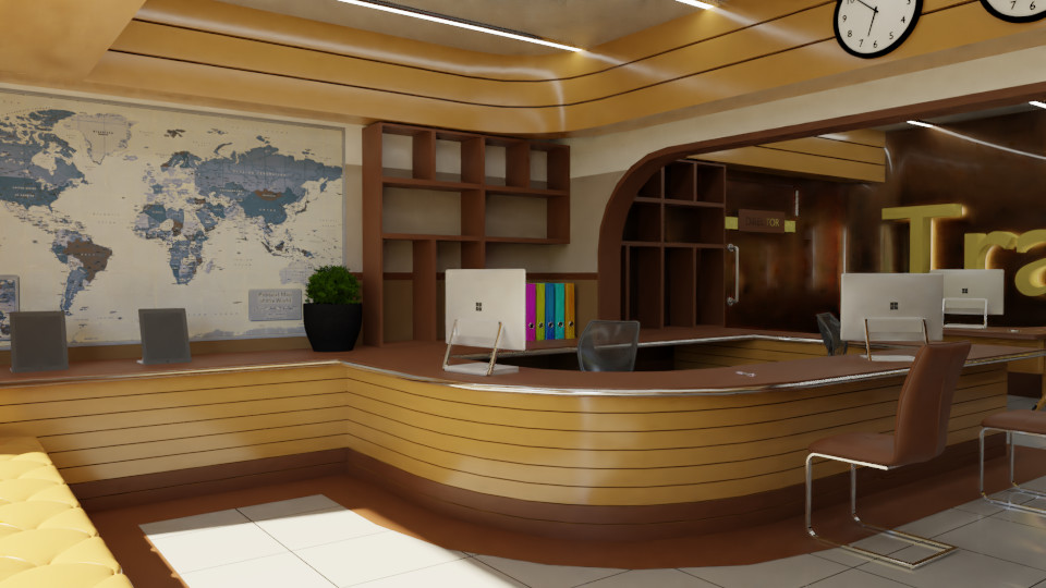 Ilya Pechnikov - Travel Agency Office Interior Design