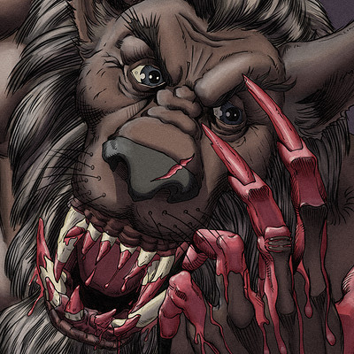 Robert shepherd werewolf renders