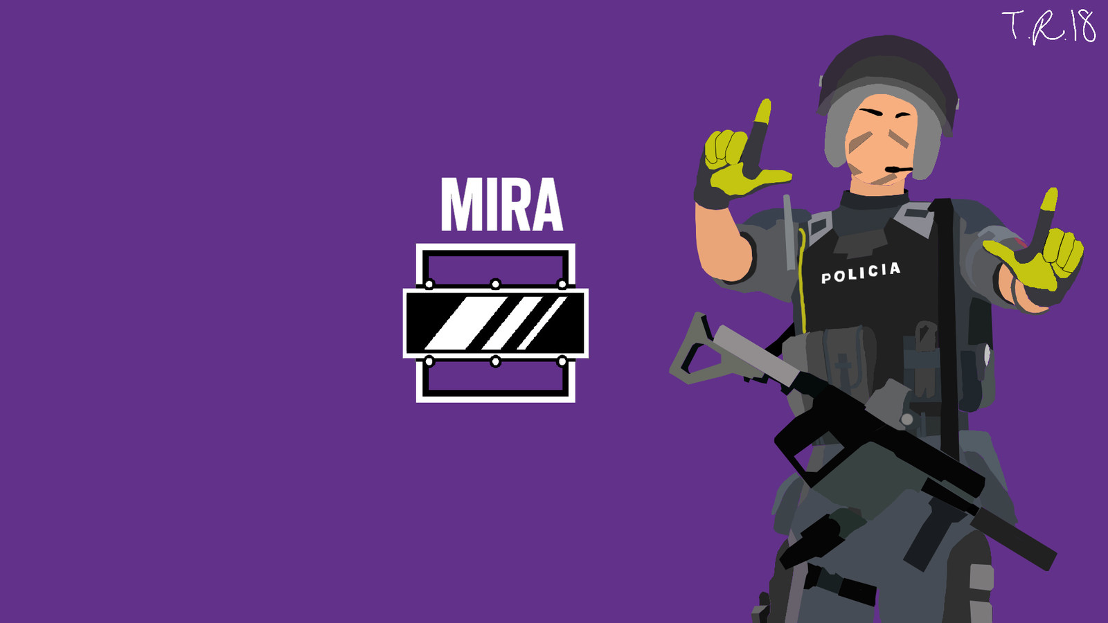 Raphael Moey - Rainbow Six Siege Minimalist Art Collection