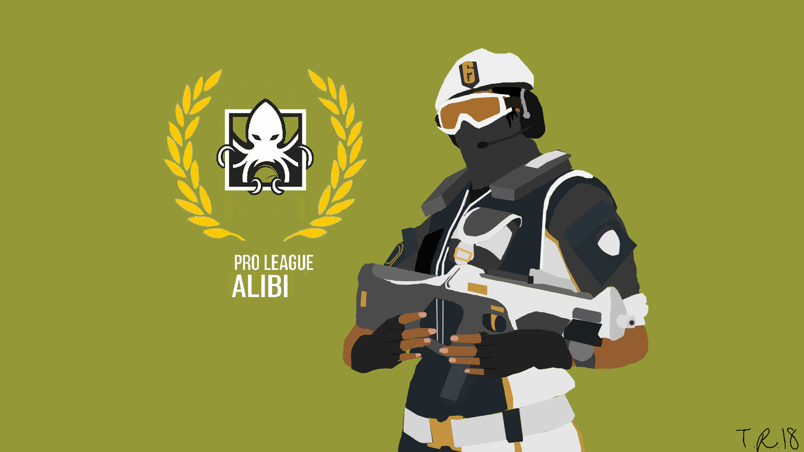 Raphael Moey - Rainbow Six: Siege Minimalist Art Collection