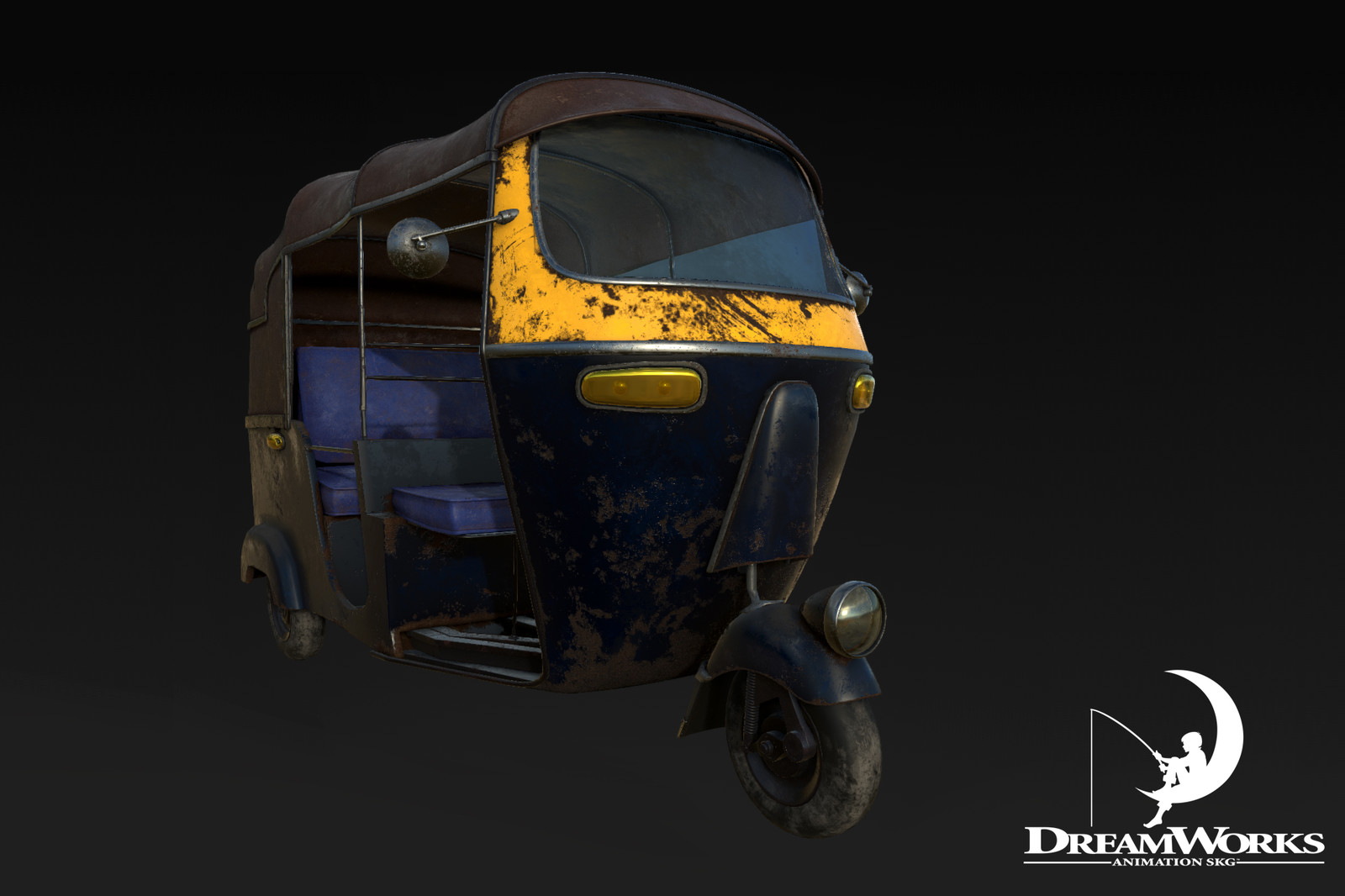 DreamWorks rickshaw asset