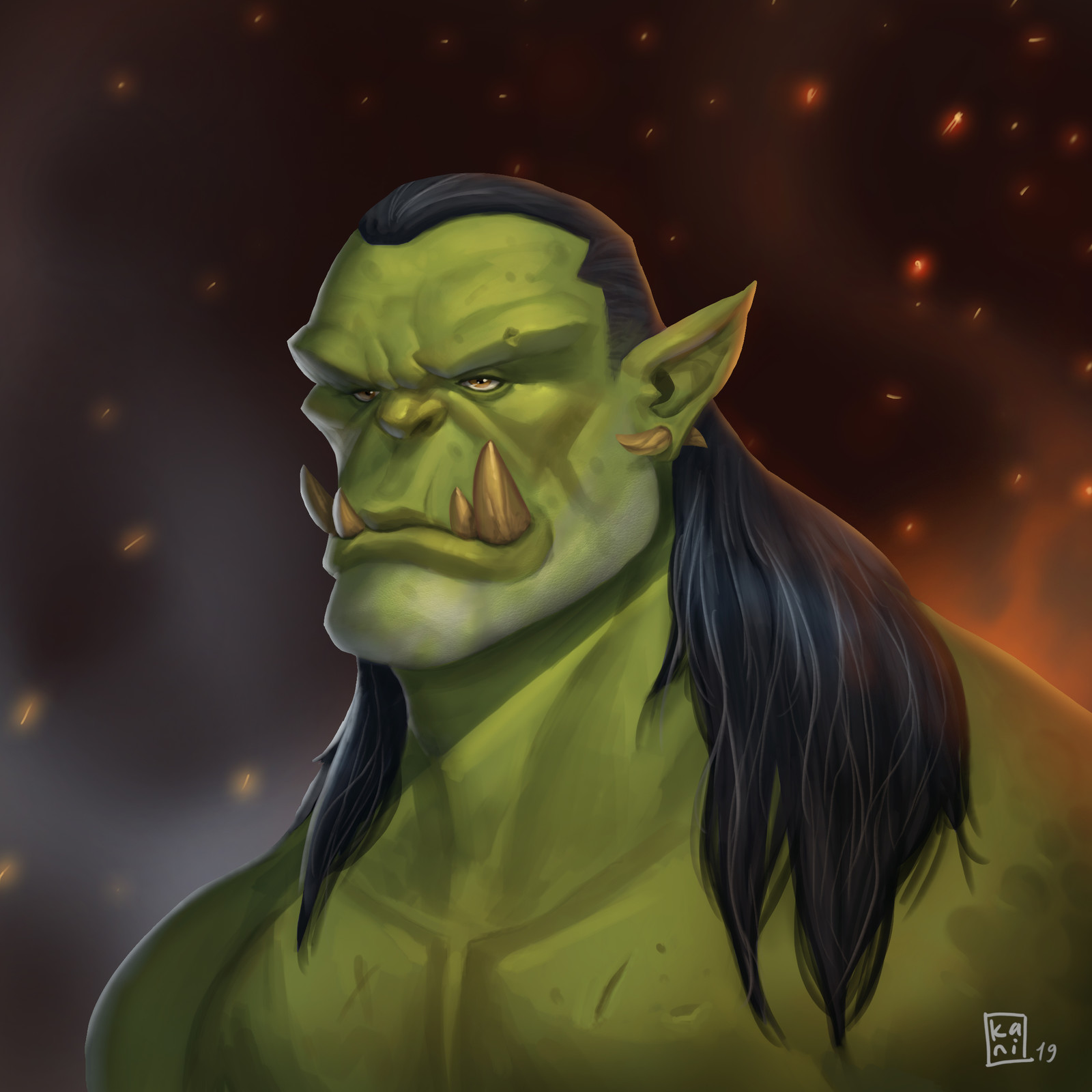Orc Dude | First Painting of 2019