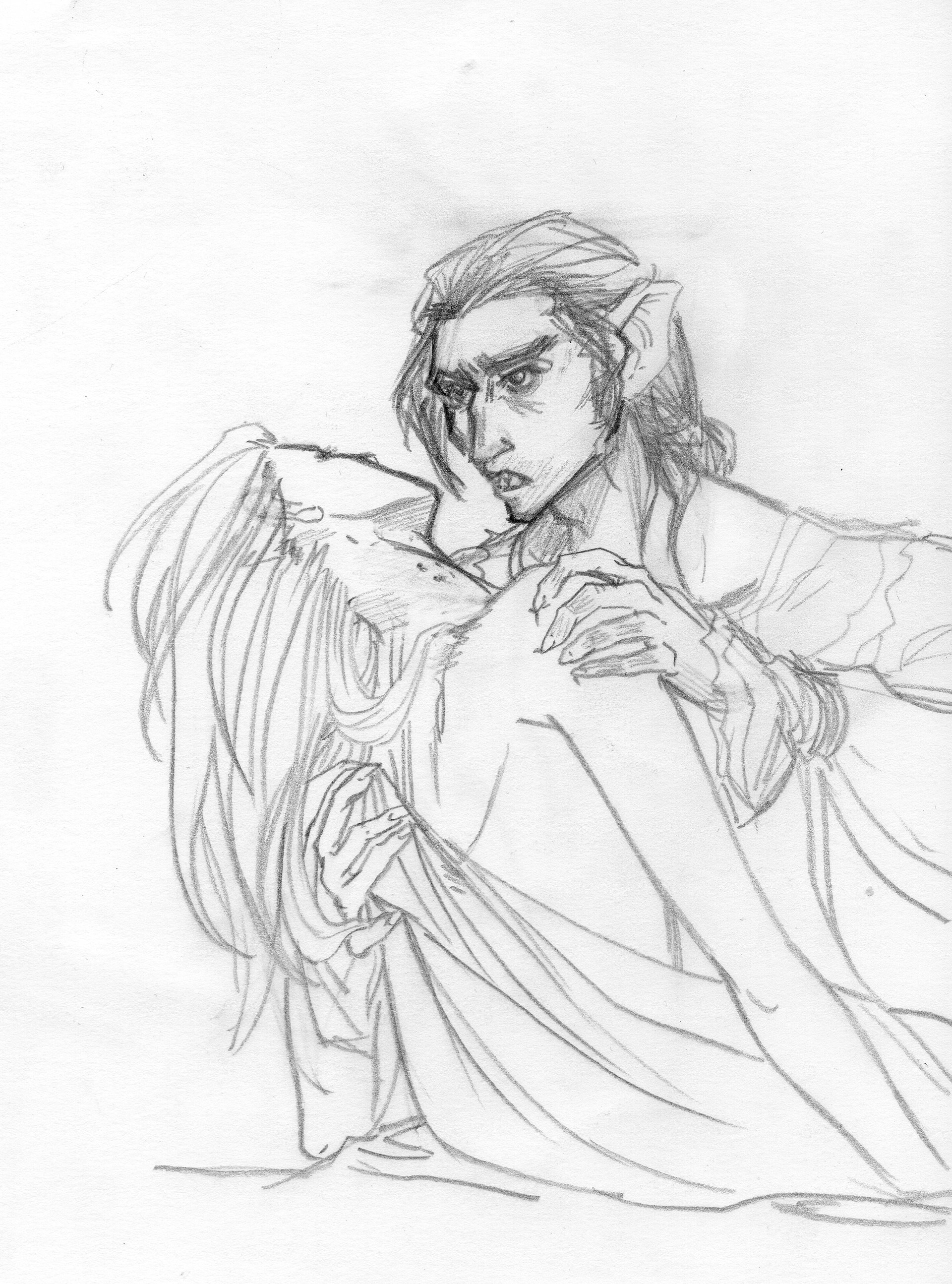 Artstation Vampire Bite Sara Massarin