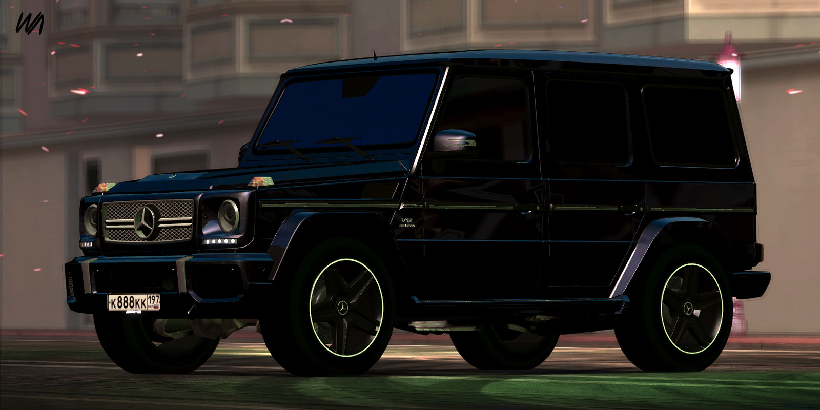 Artstation Mercedes Benz G65 Amg Screenshot Vladimir Kravchenko