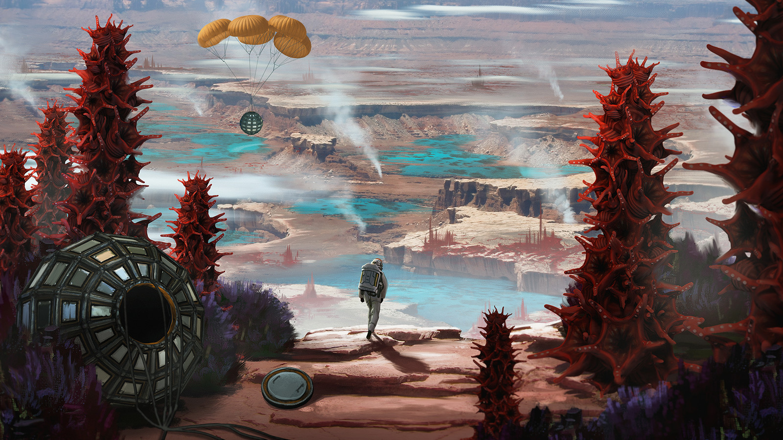 Artstation Alien Planet Travis Lacey
