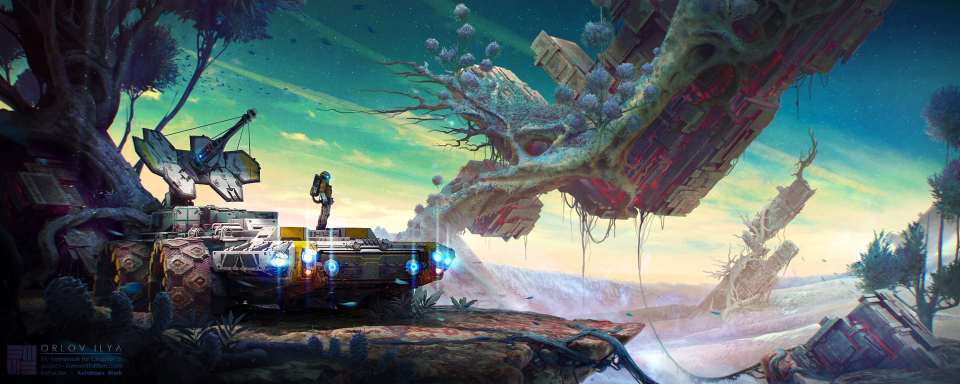 ArtStation - Mysterious planet