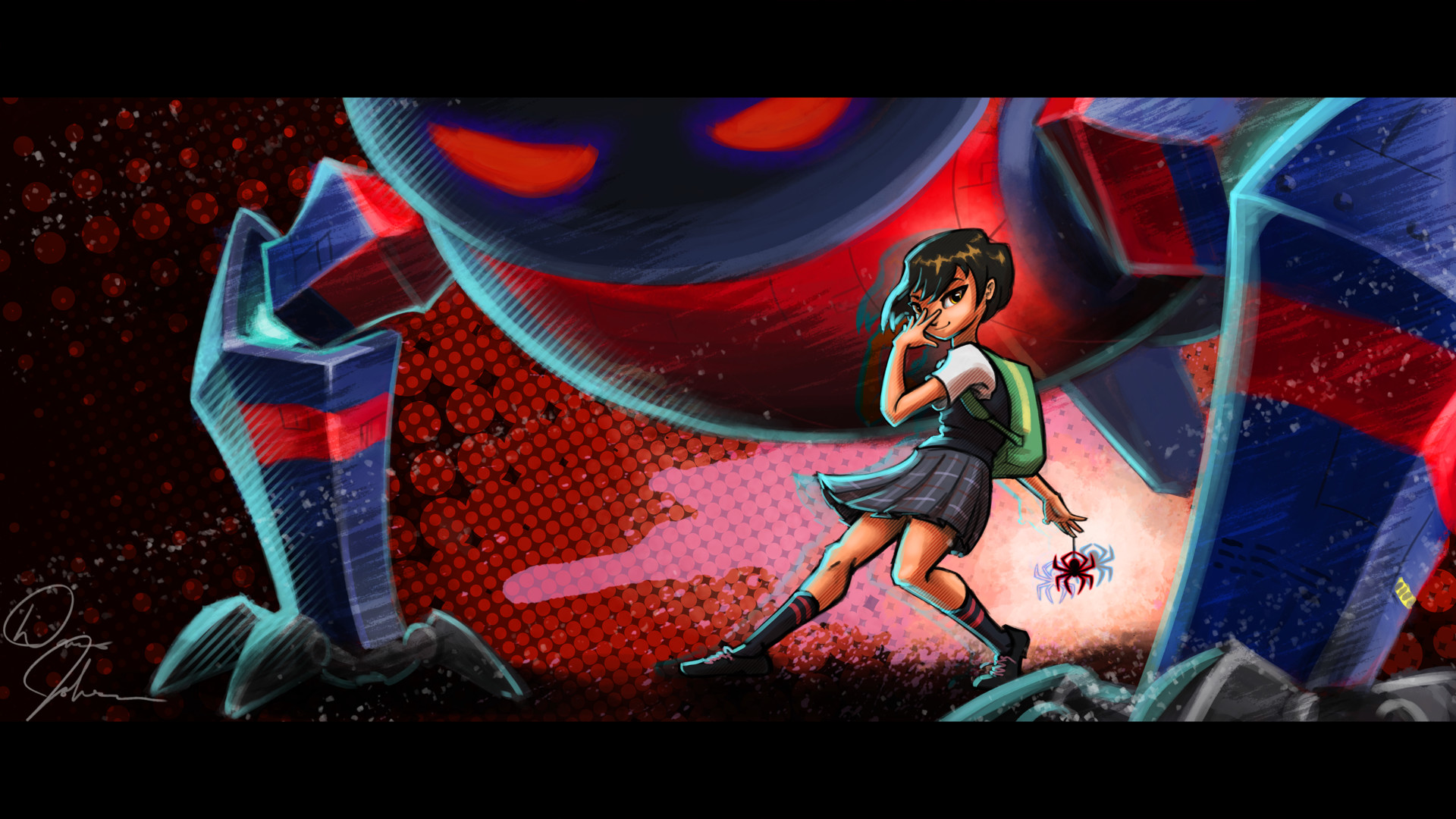 Artstation Peni Parker And Sp Dr June Johnson