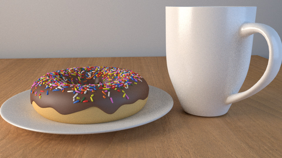 David Delgado Doughnut (Blender Guru Beginner Tutorial) v1