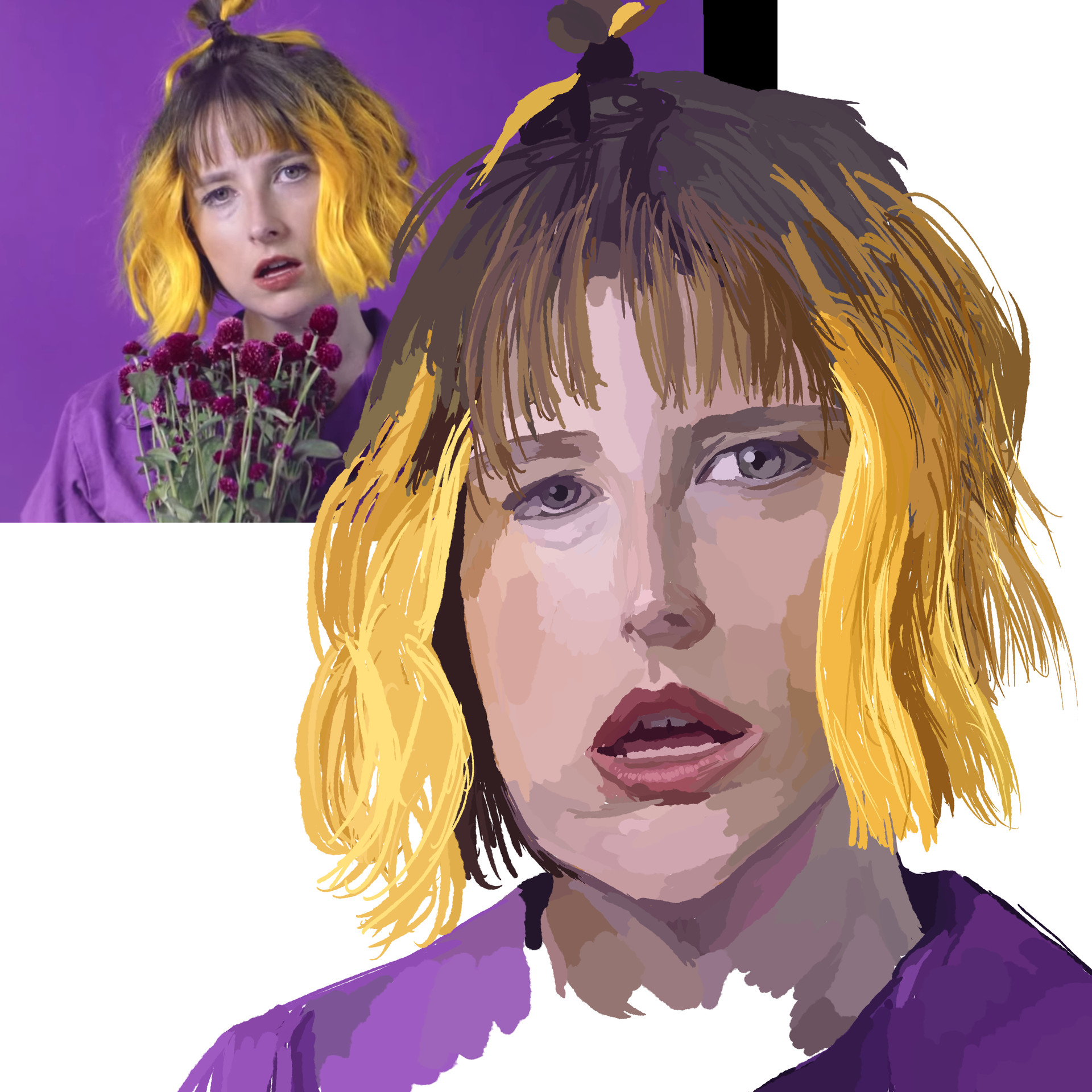 Tessa violet yes mom.