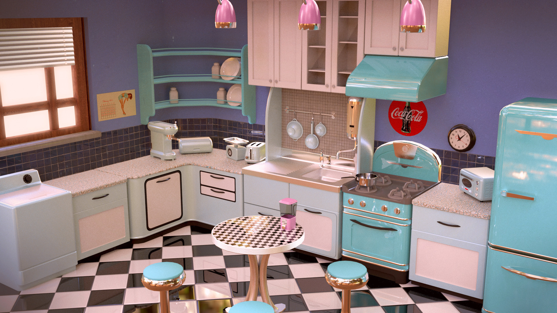 Tobias Kodeda 50 S Kitchen Scene