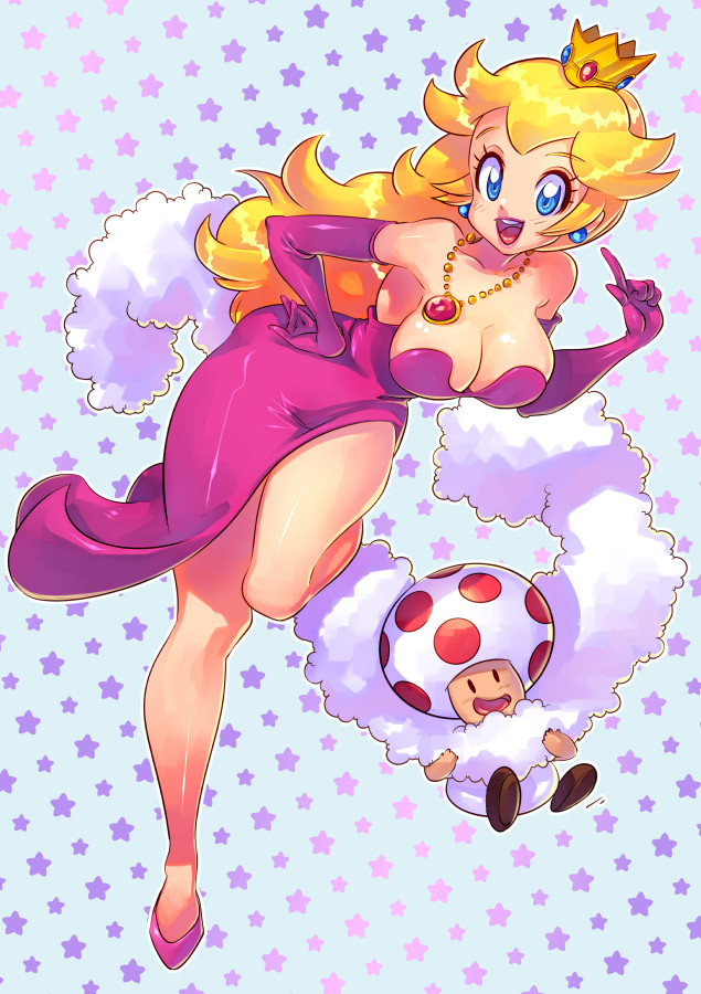 Princess Peach. Commission.