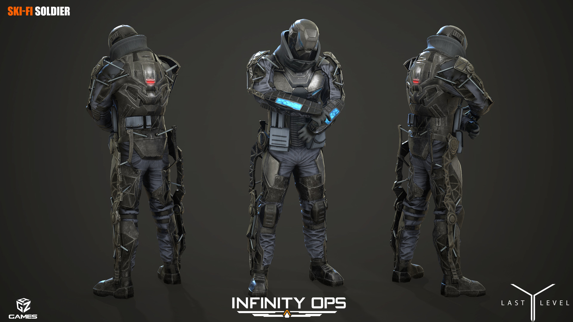 Artstation Sci Fi Soldier Gaz Games
