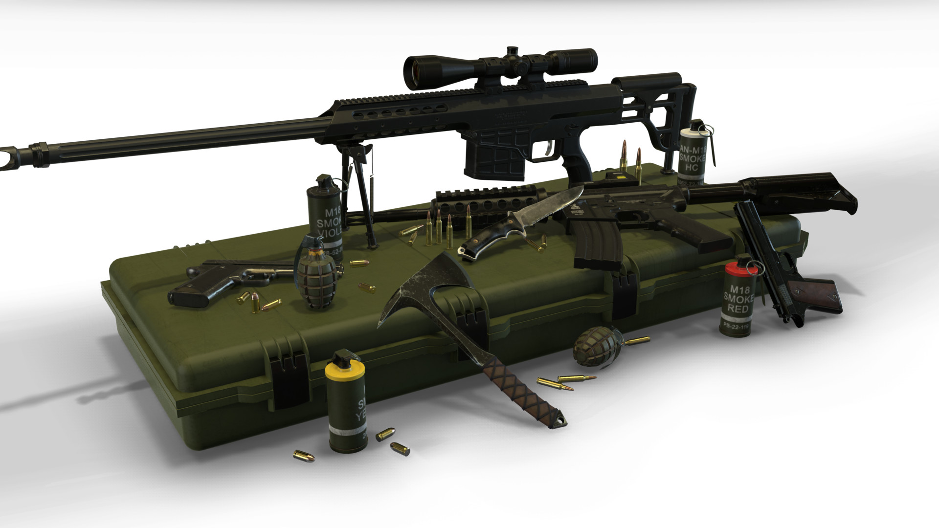 ArtStation - Complete Weapon Showreel