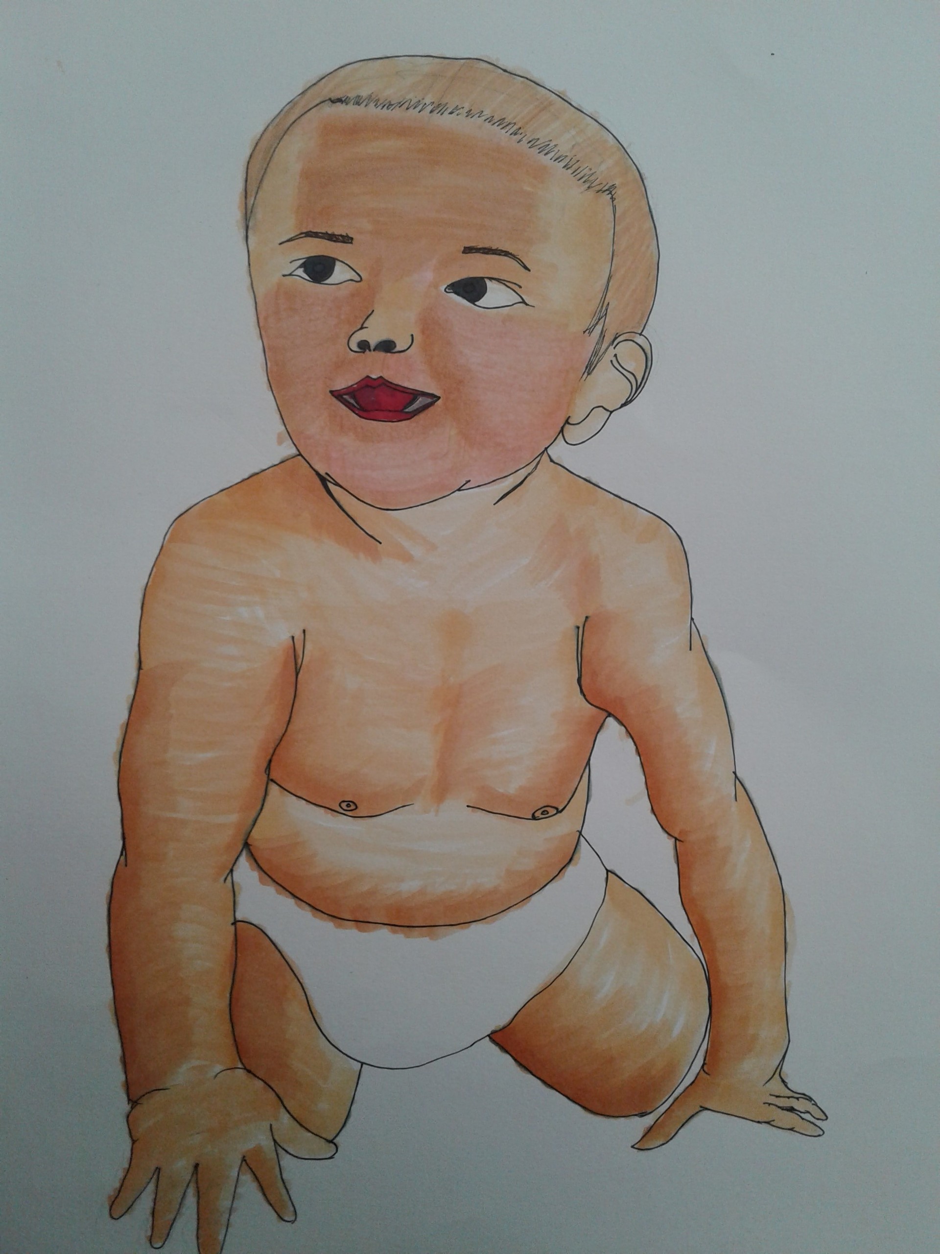 Drawing : Rendering skin colour