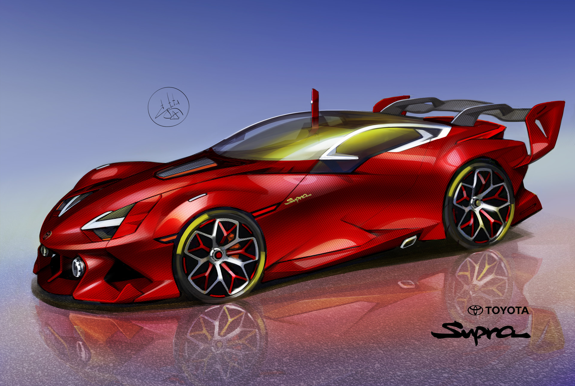 Aleksandr Sidelnikov toyota supra 2025