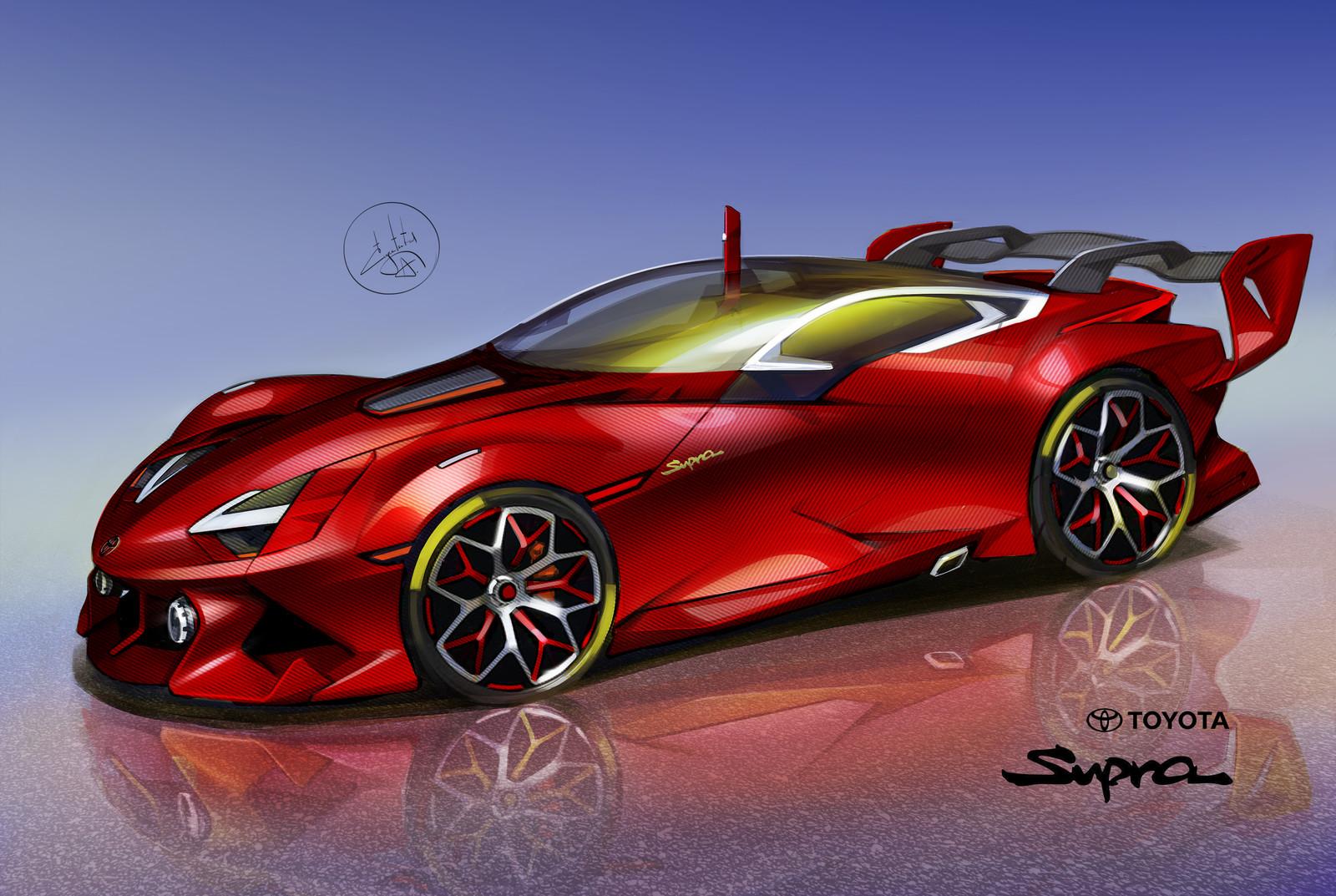 Aleksandr Sidelnikov toyota supra 2025