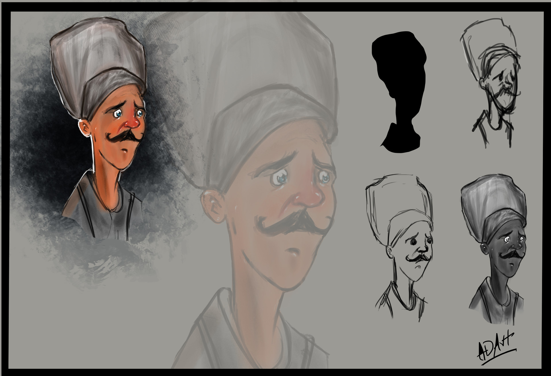 Artstation Second Digital Painting Practice Adeel Nawaz