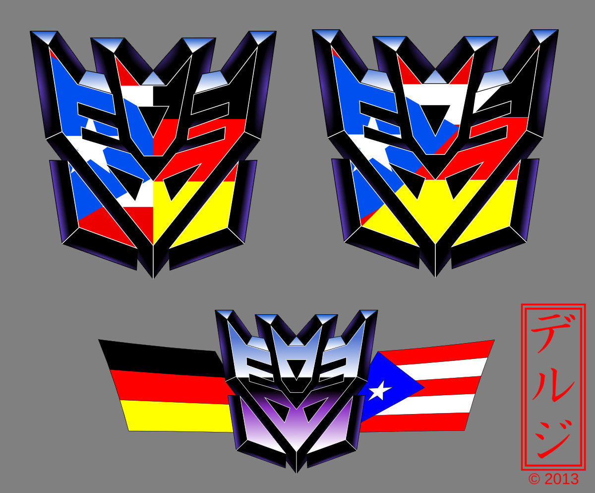 Ideas for integrating the German and Puerto Rican flags into an ineresting tatto design.