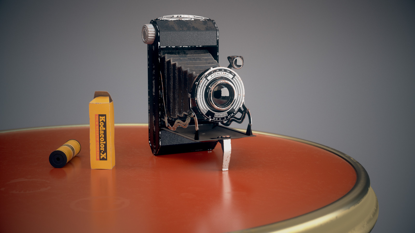 Vintage Camera Pontiac