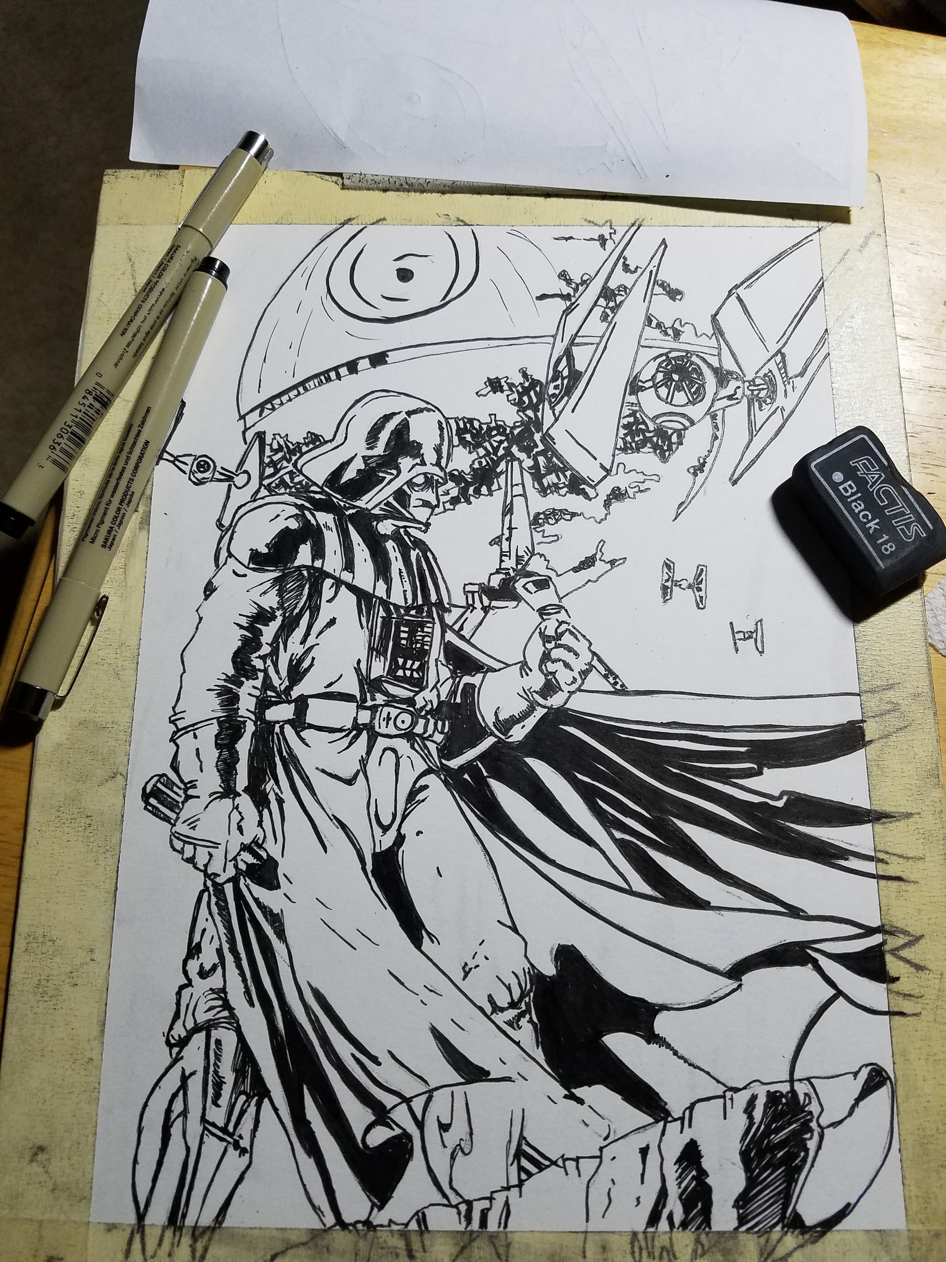 Khari Floyd Darth Vader And Death Star