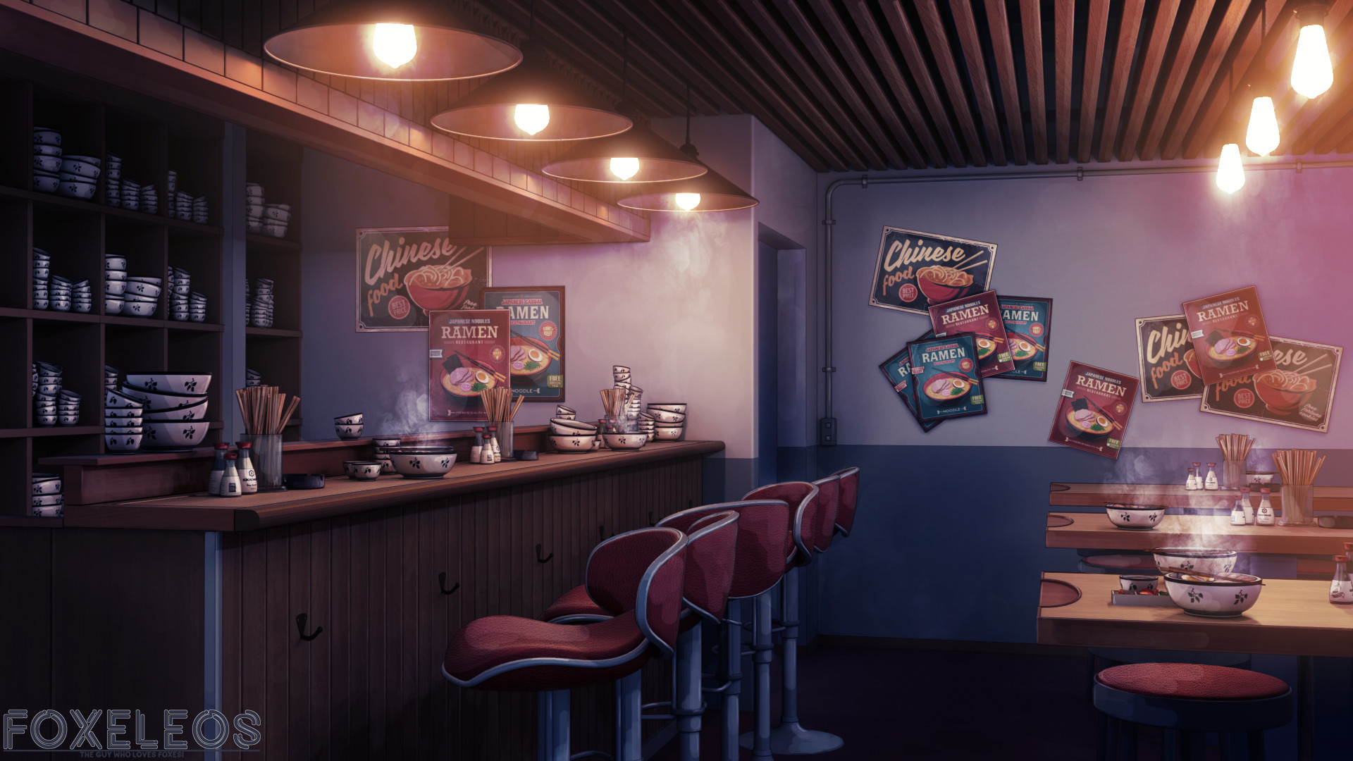 Tavern Anime Bar Background