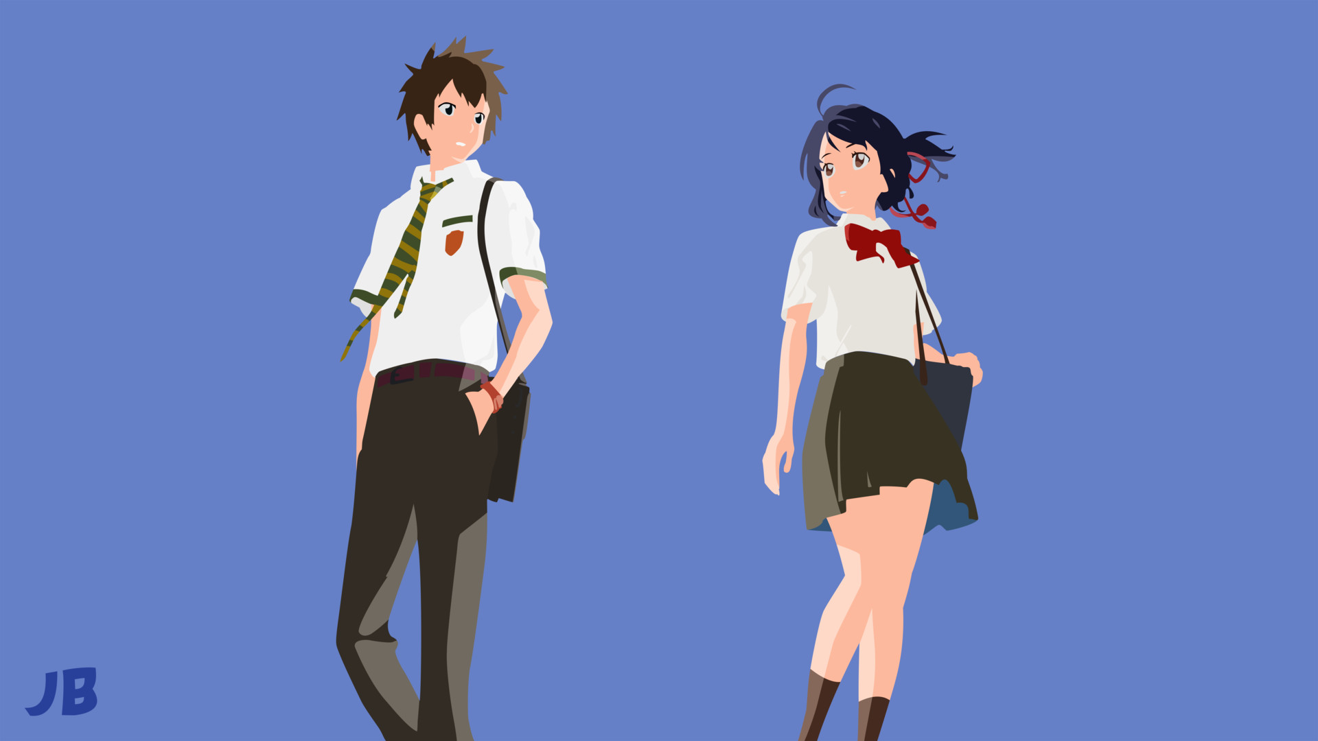 Jesus Borunda Your Name Fan Art Minimalist wallpaper by greenmapple17 on deviantart. jesus borunda your name fan art