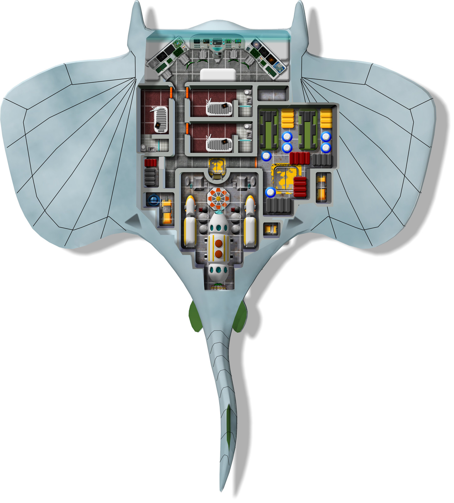 Starfinder карта корабля