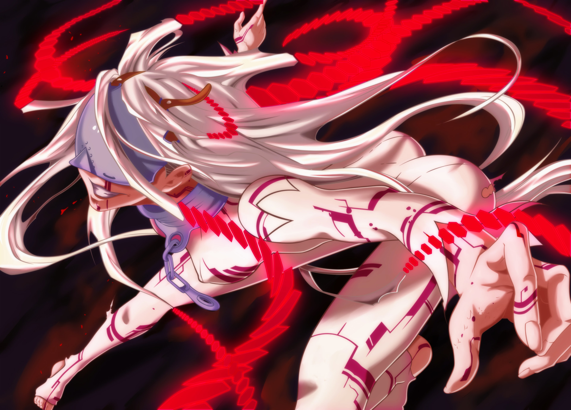 Artstation Deadman Wonderland Shiro Luis Diaz 童顔