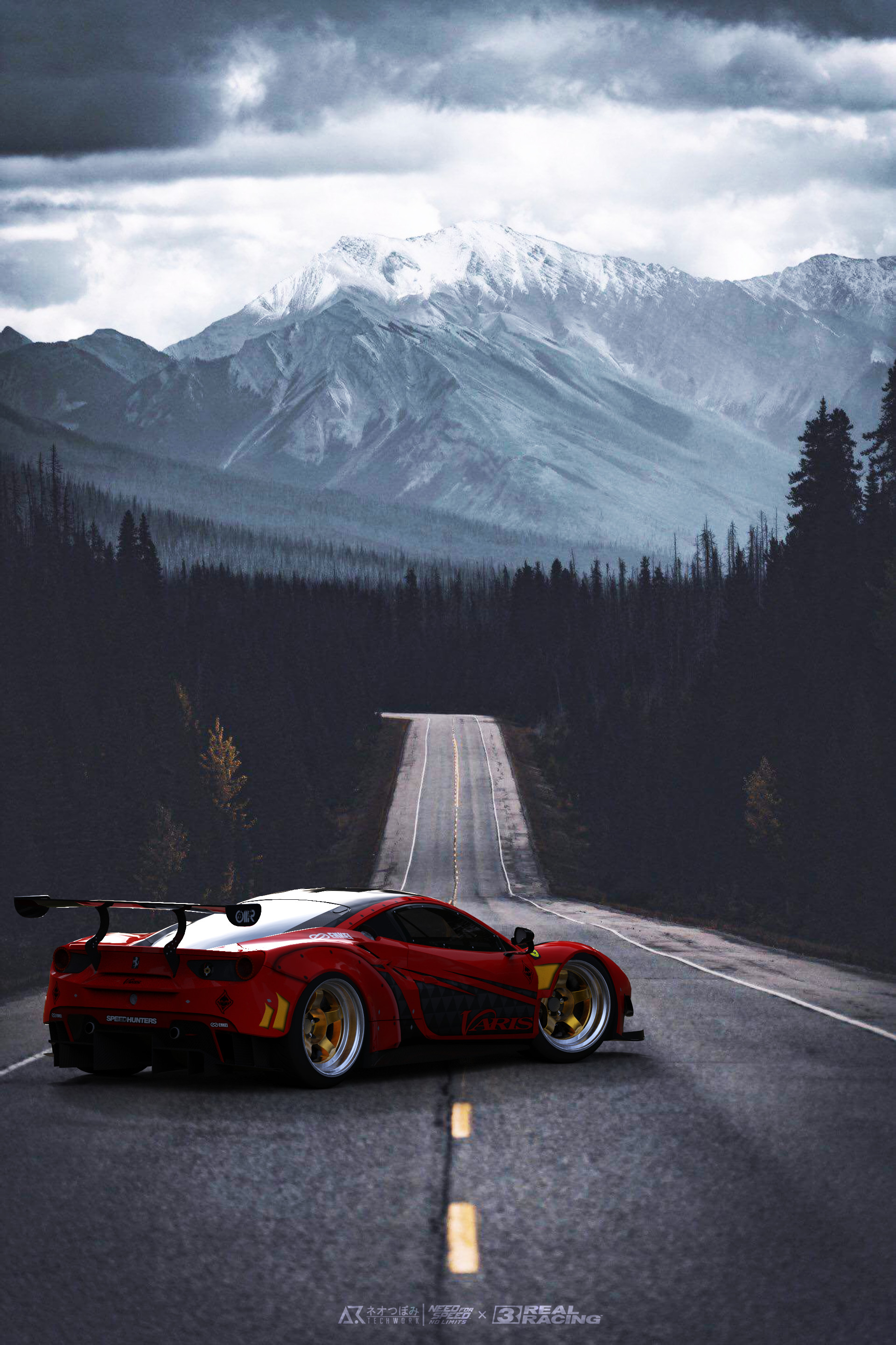 Artstation Speedhunters Gt86 Livery Ferrari 488 Gte