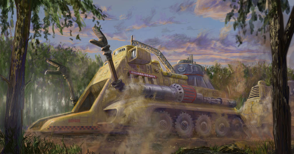 CRABLOGGER
The giant Crablogger featured in 'Path Of Destruction'. A classic  scenario for International Rescue.   