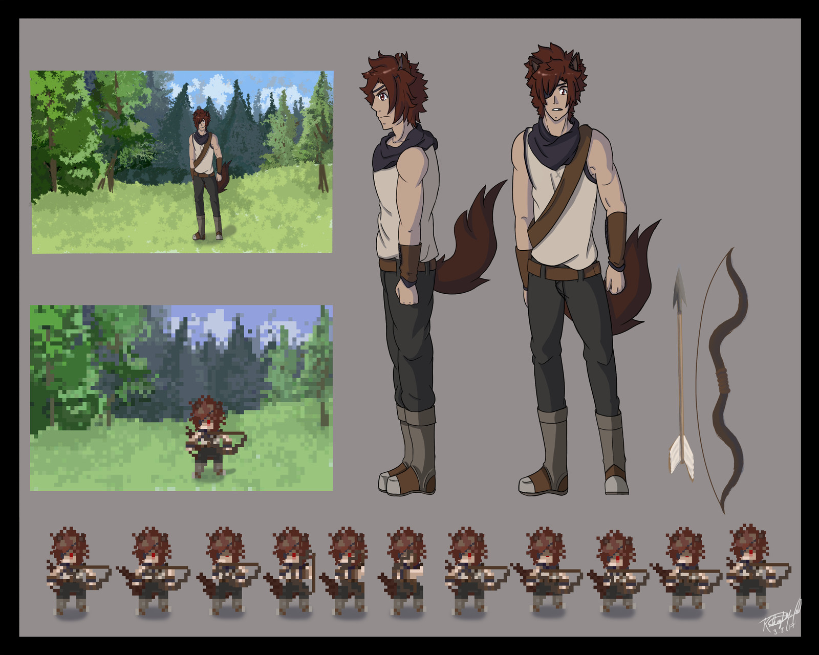 2D Game Character Sheet