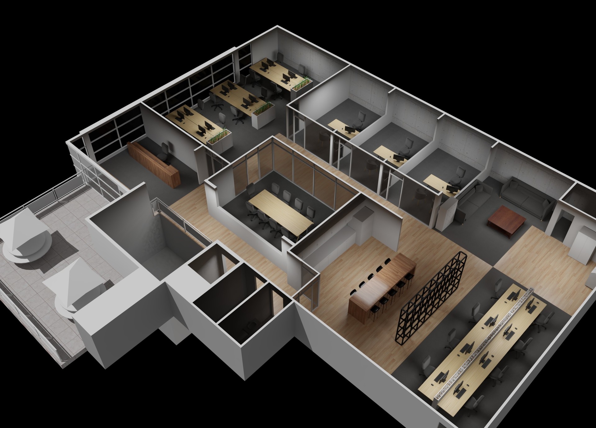 ArtStation Warehouse Office Project